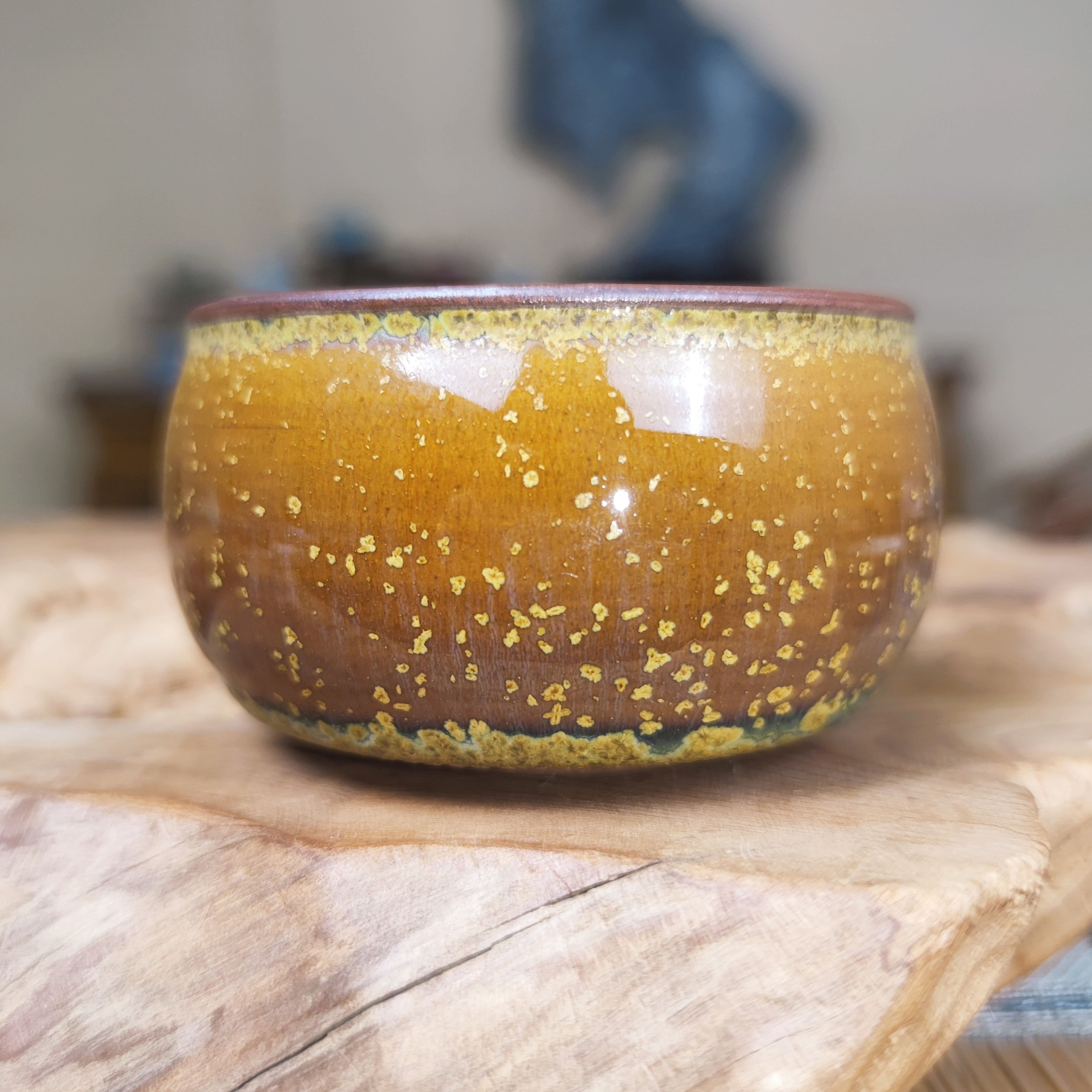 钧瓷金玉满堂罗汉杯 全手工纯矿釉 杨鹏飞作品 纯手工主人杯精美