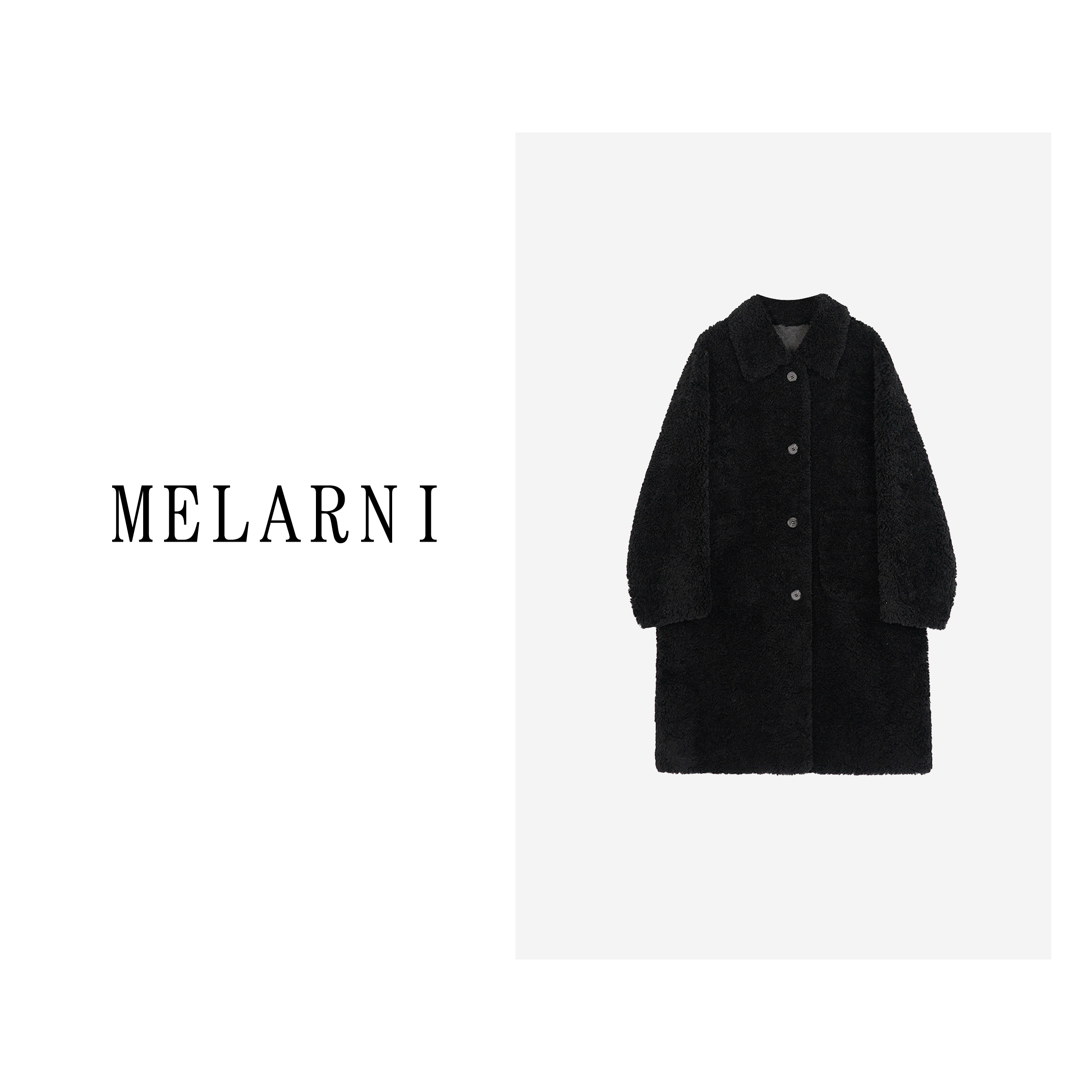 【MELARNI】时尚气质休闲冬季大衣MLN11436