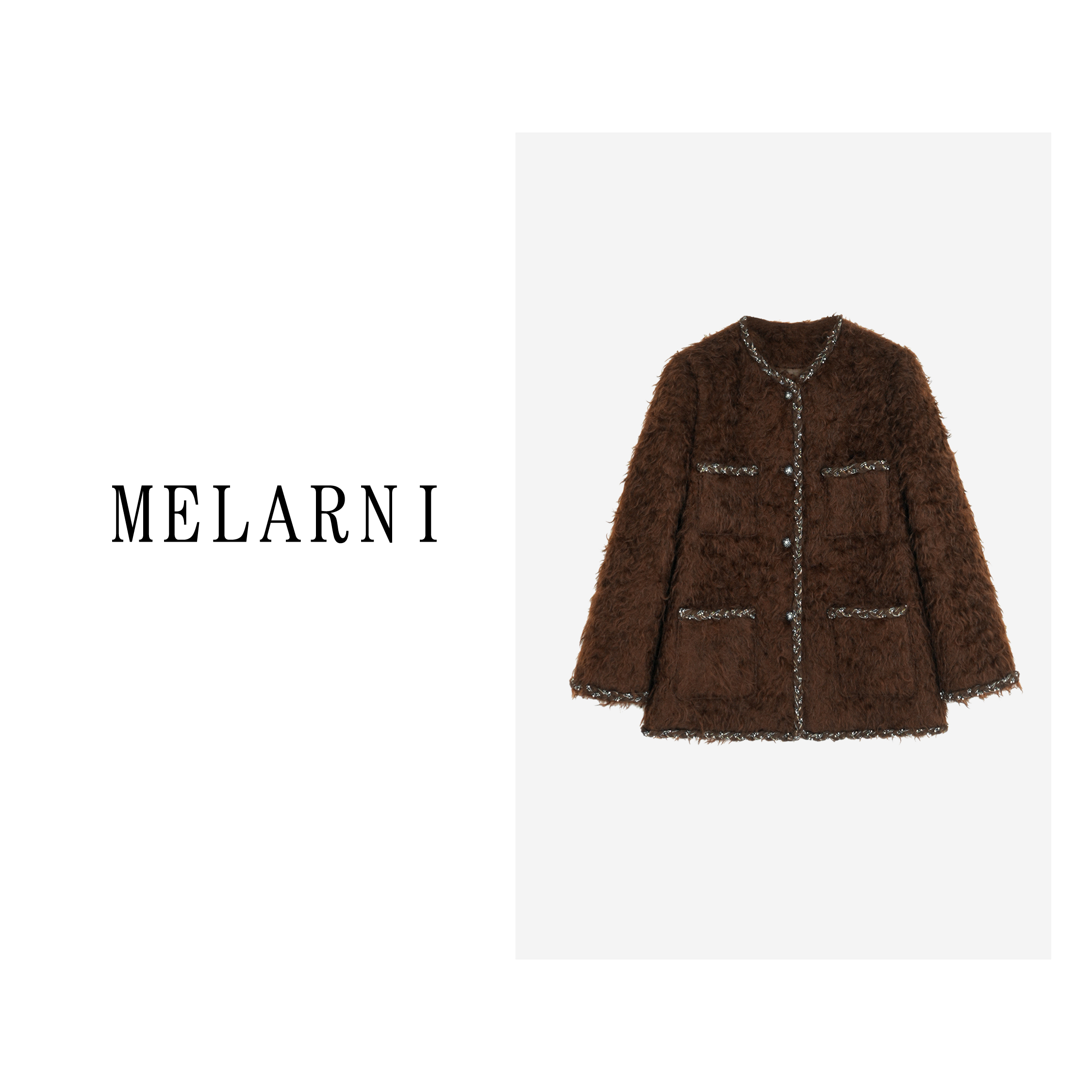 【MELARNI】时尚休闲百搭外套MLN11519