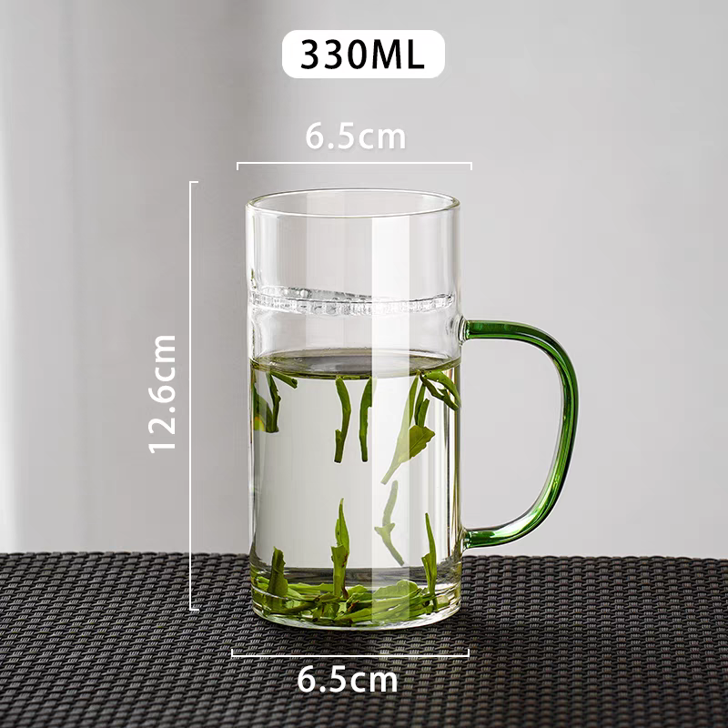 【月牙杯】高硼硅耐热玻璃杯