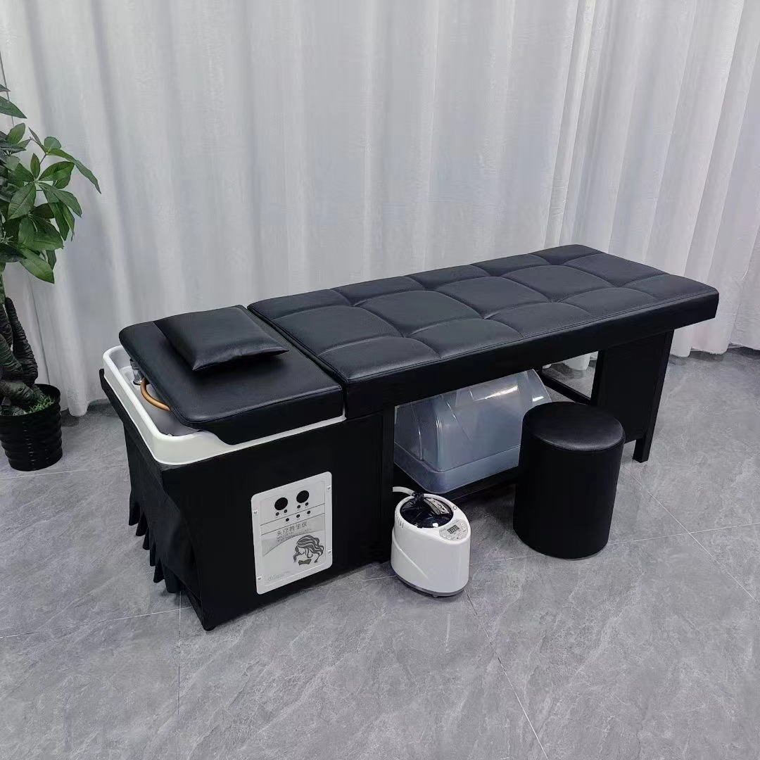 理发店美发冲水床熏蒸美容院发廊用品泰式洗头床理发店专用