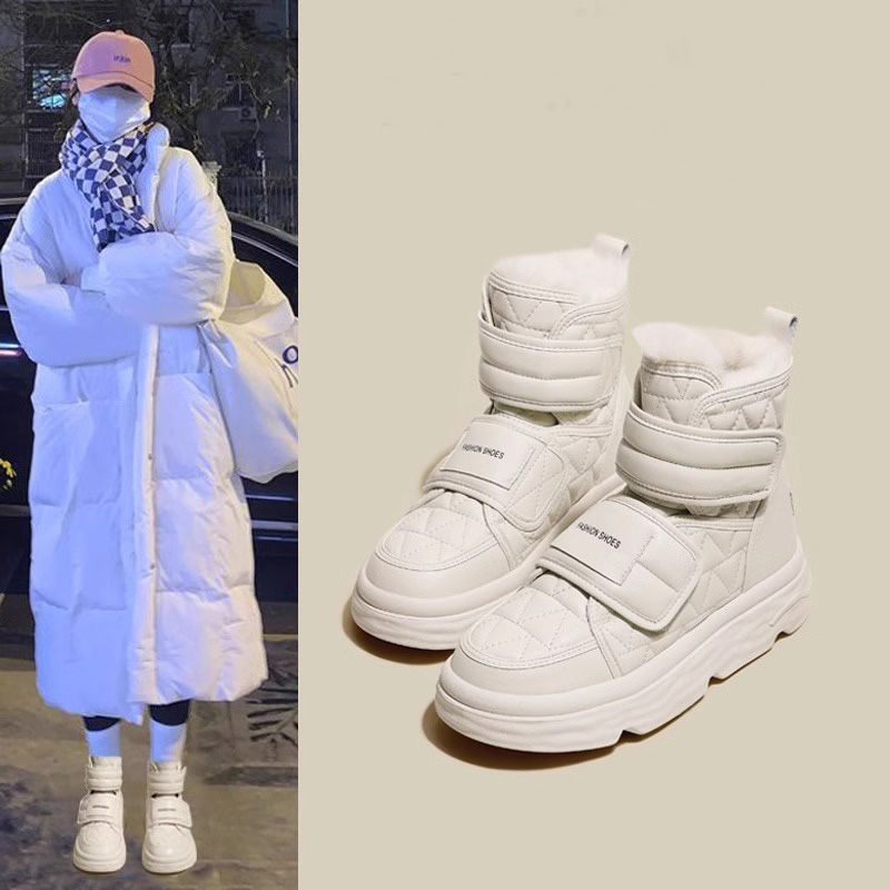 雪地靴女2023年新款冬季百搭防水防滑加绒加厚洋气保暖棉鞋女鞋子
