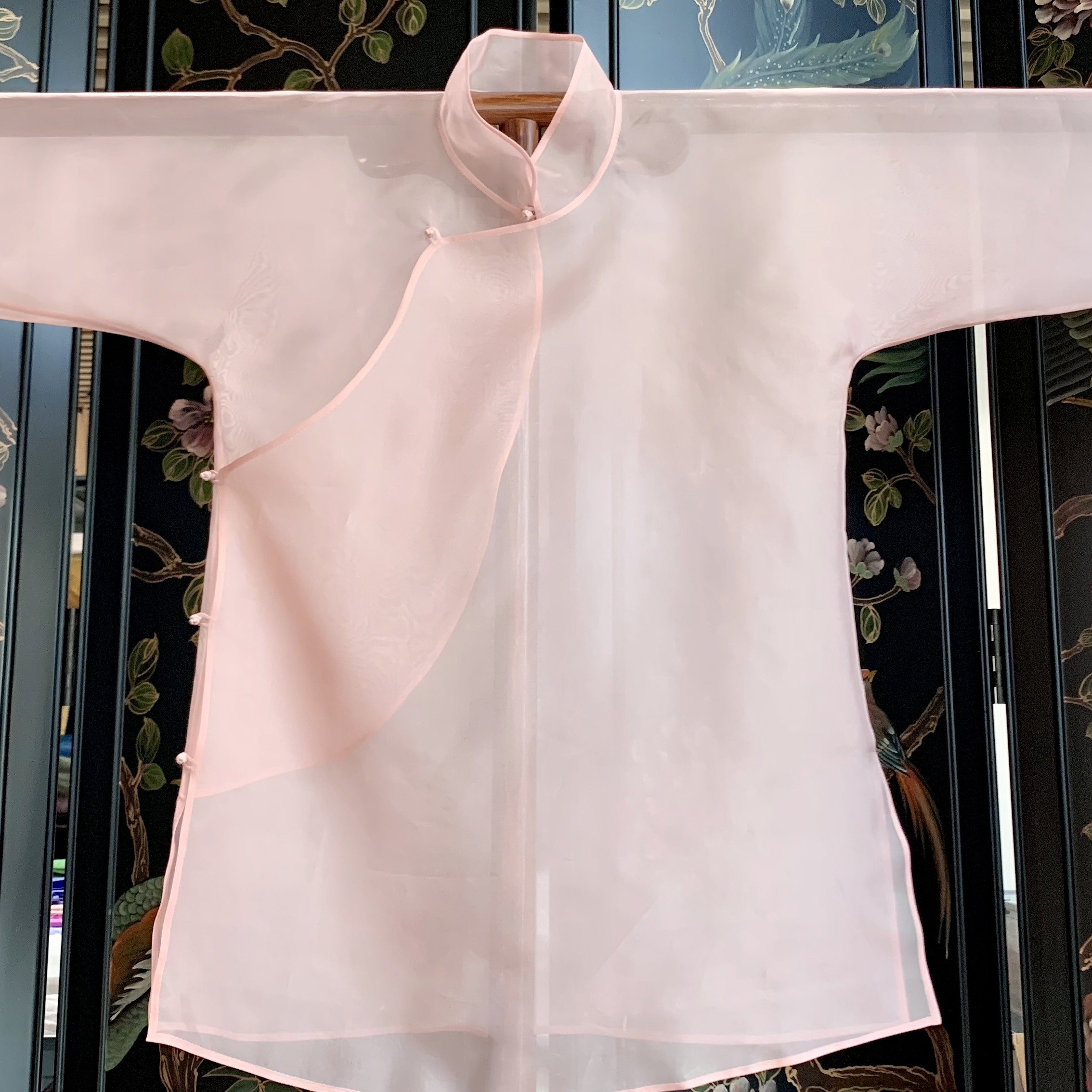 丝丝欧根纱丨晏熹堂手工刺绣夏季日常小上衣中国风简约风