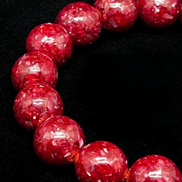 天然辰砂10mm【马仙溪高高高透晶体砂】深井玉化结晶体礼盒包装