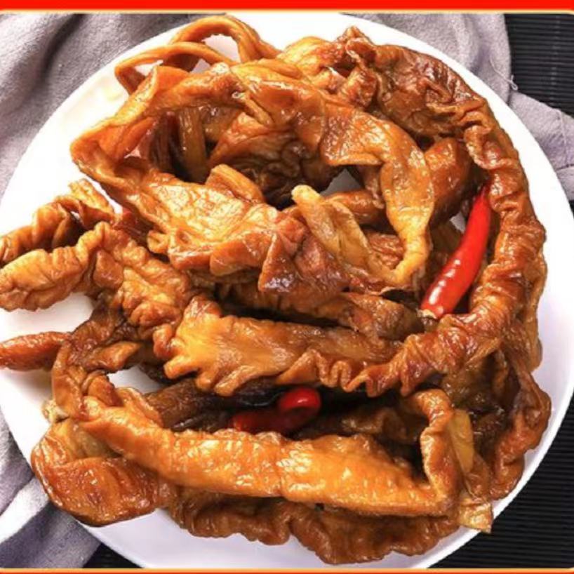 重庆高山农村自家烟熏腊肉猪大肠1