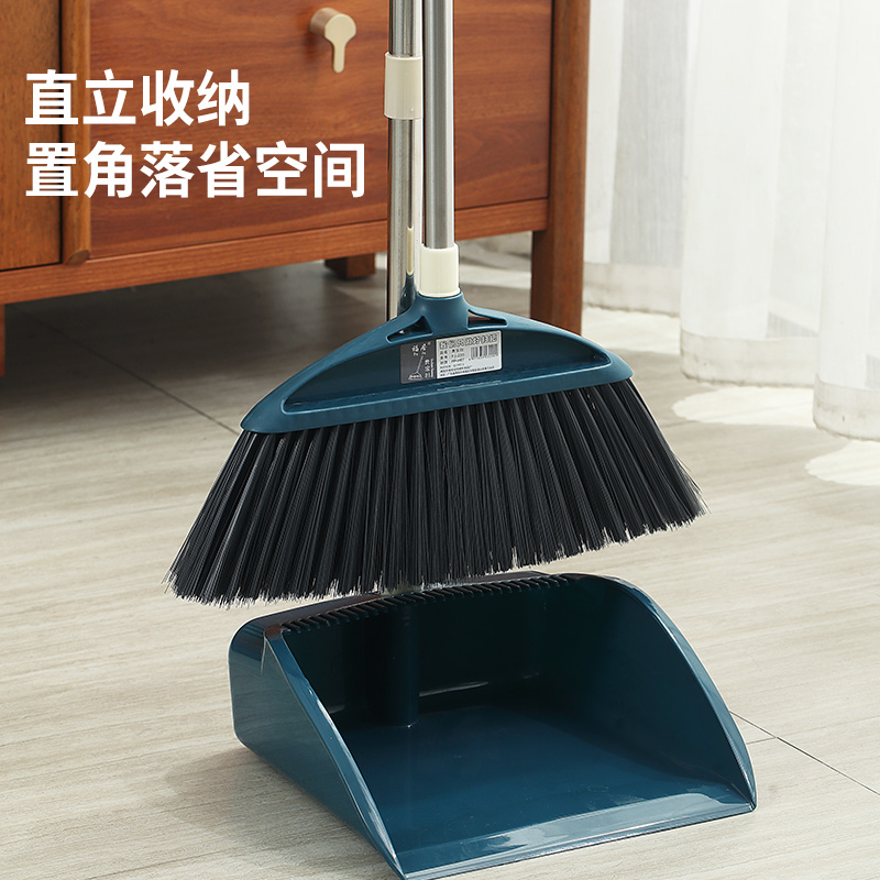 高档伸缩扫把加厚软毛家用室内扫把扫地不粘头发不锈钢长杆扫帚