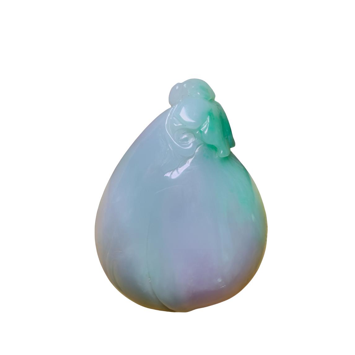 翡翠A货 福瓜 福气连连 挂件 吊坠