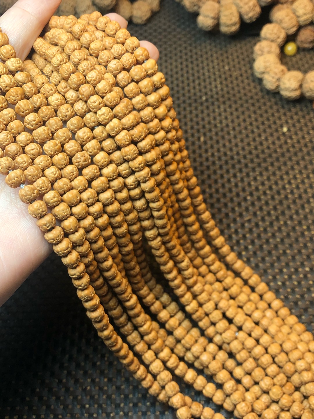 原桩佛手五爪金龙108*10mm爆肉南瓜矮桩小佛手金刚菩提手串新籽