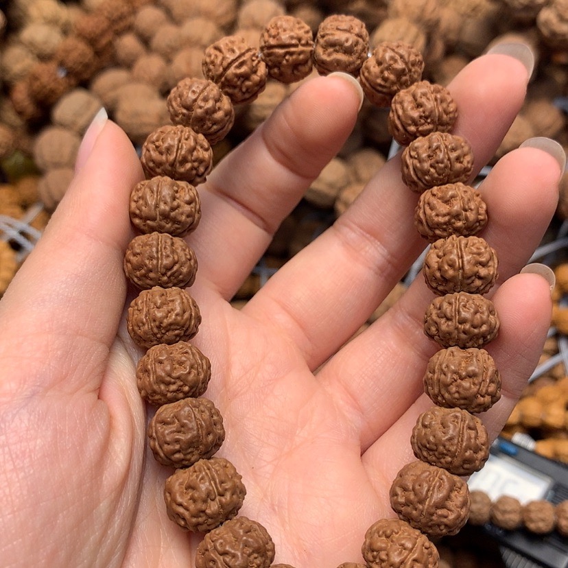 【勿里达红皮老树王】单圈手持11mm小金刚菩提手串金刚菩提籽
