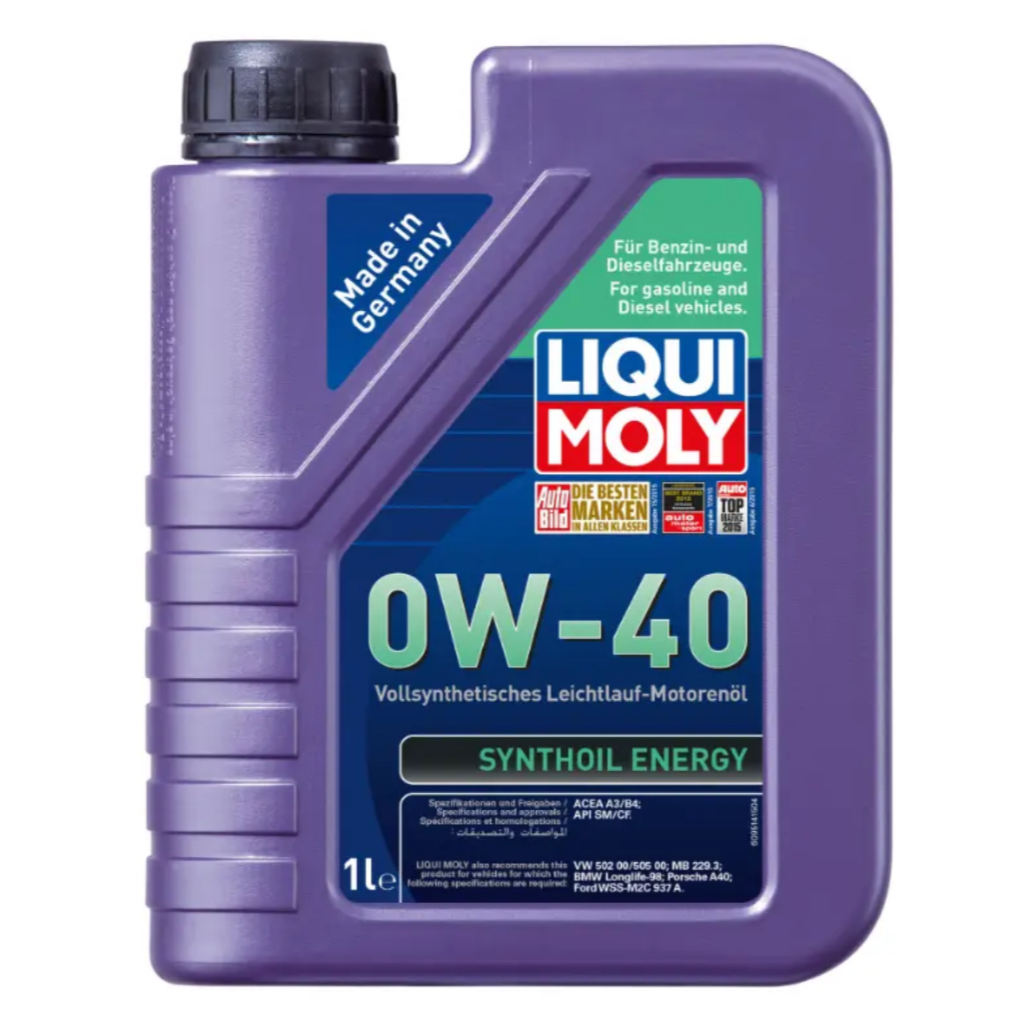 德国力魔能量型全合成机油0W-40/1L/4L/5L
