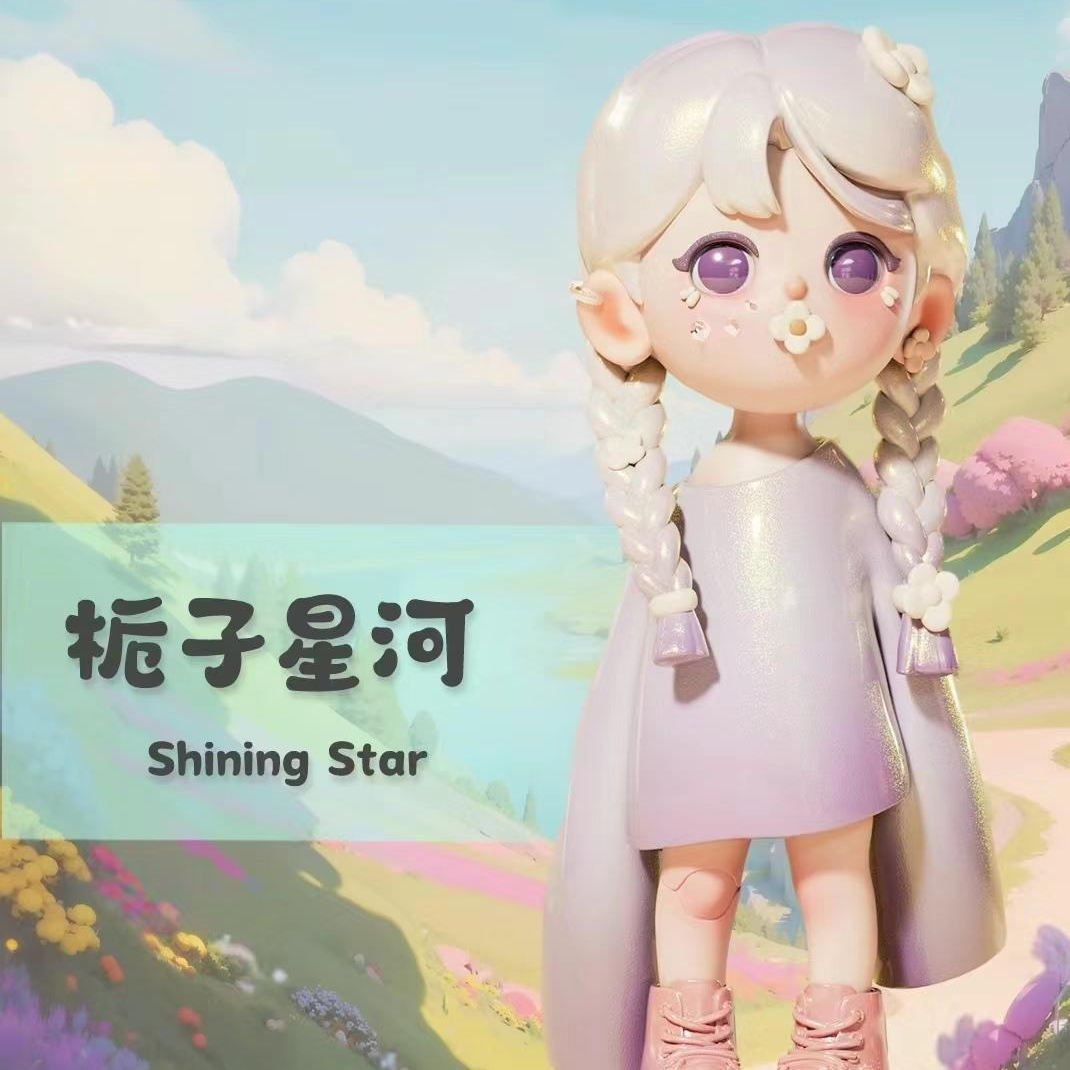 winkyee你好闪闪盲盒女孩摆件潮玩公仔手办可爱生日礼物