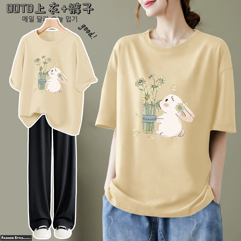 清仓捡漏~150矮个子精致港风宽松版小个子新国风运动服套装女