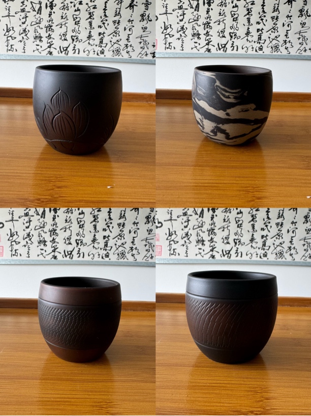 建水紫陶 200cc主人杯 手工