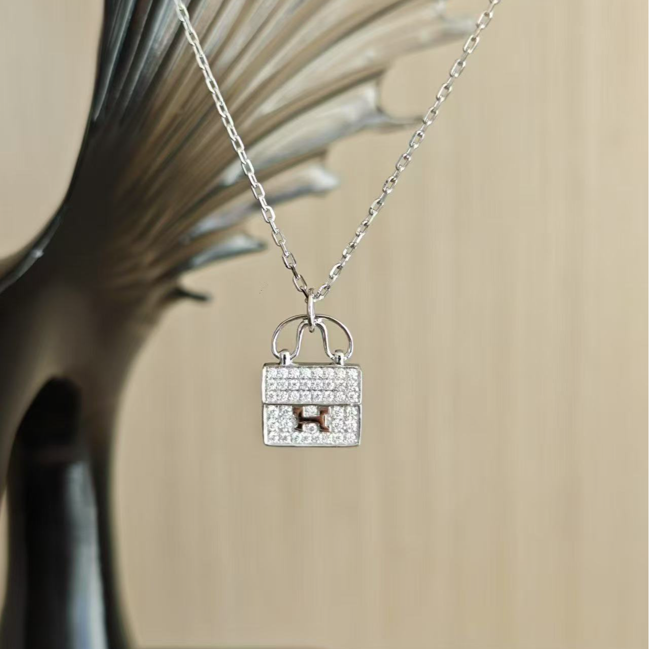 铂金小众轻奢包包套链