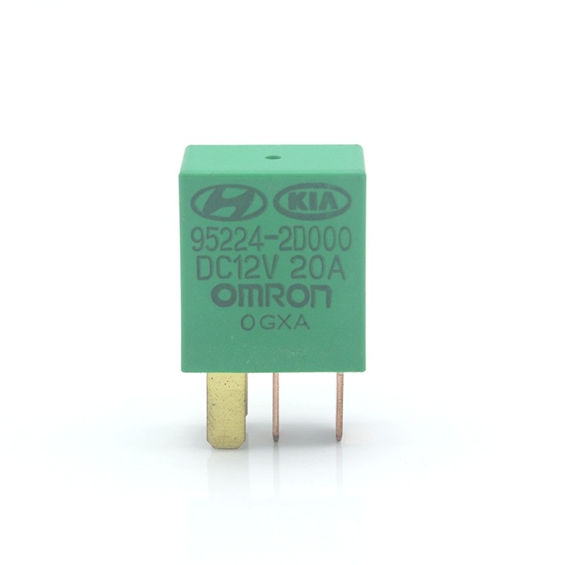适用于现代起亚近光远光风扇保险盒小配件汽车继电器四脚12V 20A