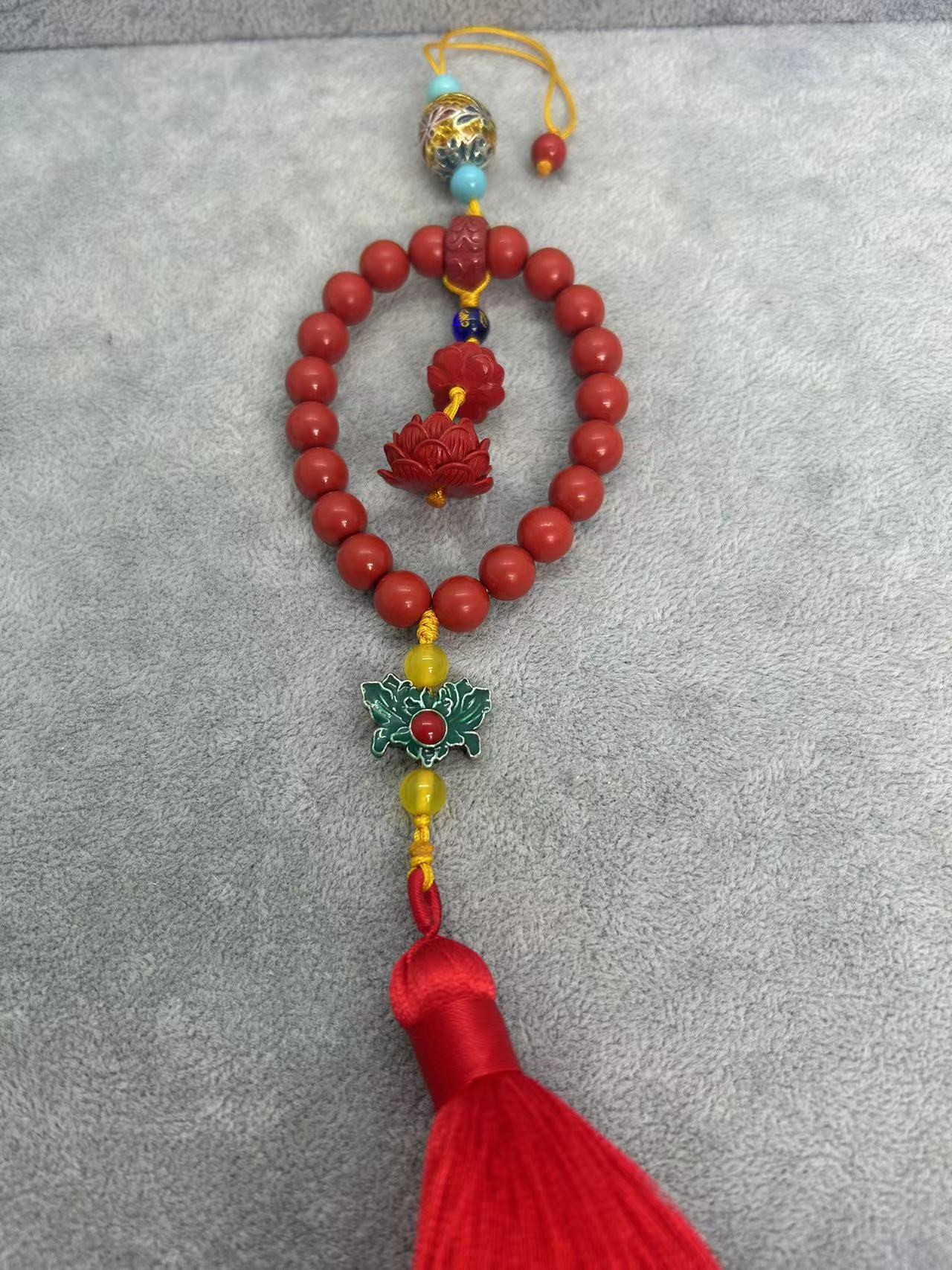 吊坠925银 足银项链 足银999项链(老银世家）  花开富贵 吊坠