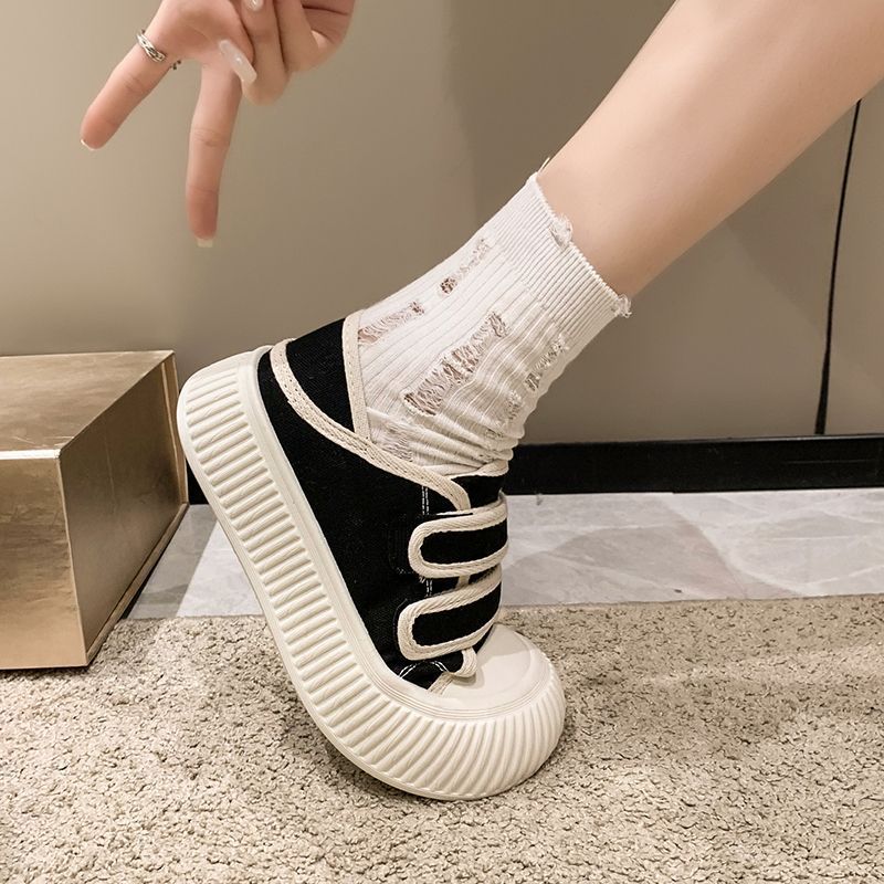 46-52直播链接合集5非主图款帆布鞋男女厚底魔术贴鞋