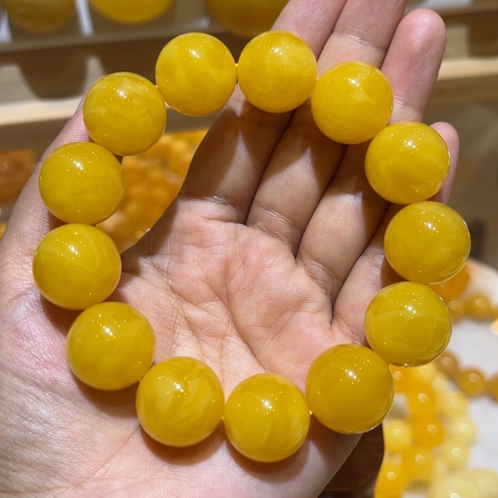 琥珀裸石未镶嵌琥珀蜜蜡