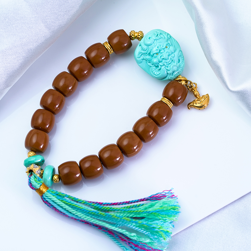 【慧子】品众气质百搭DIY时尚简约配饰搭配款精致猴头核桃手链-猴头