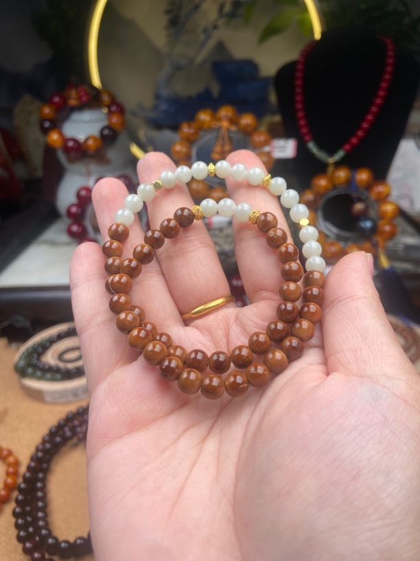 （冰清玉洁）精品库克菩提0.6双圈流行国风时链