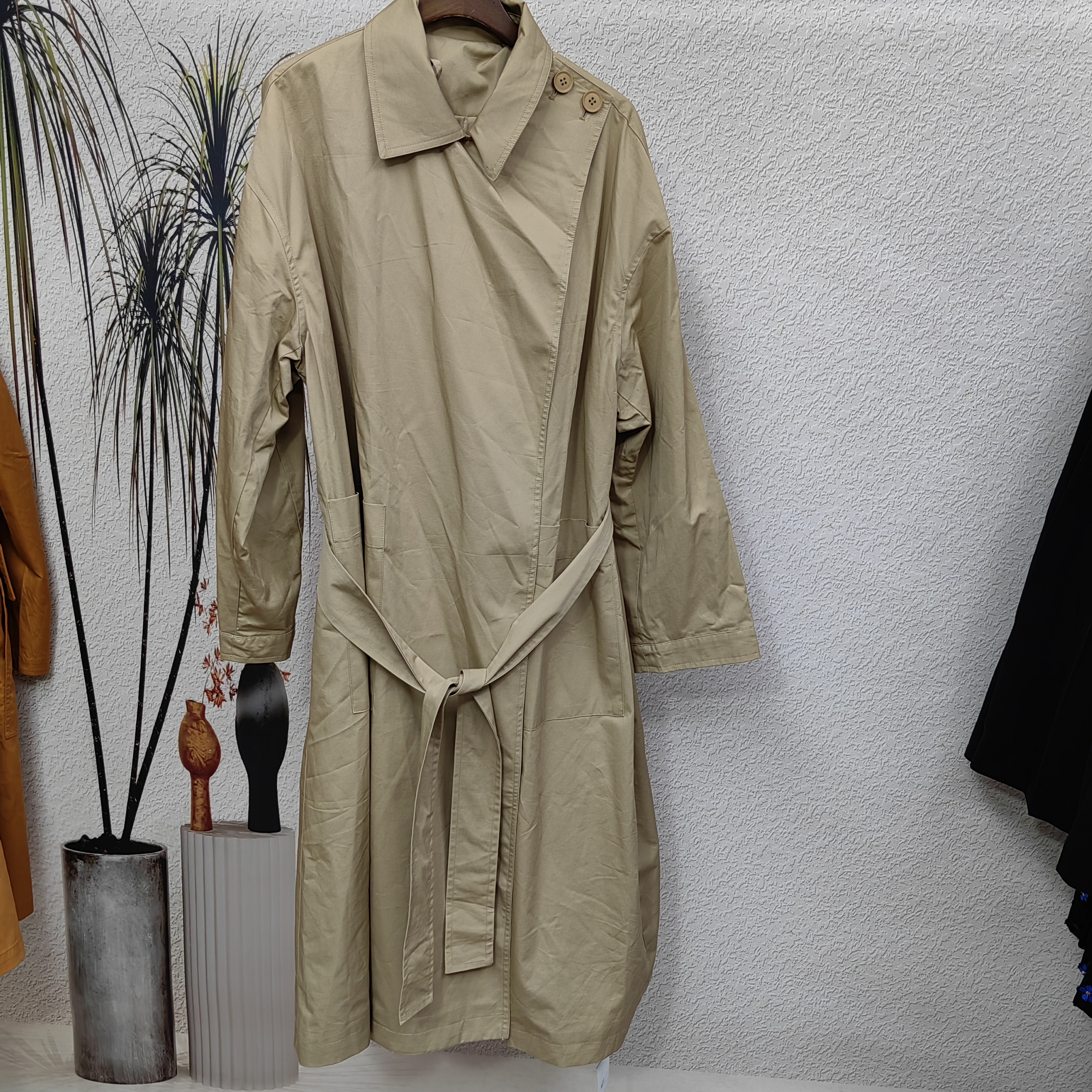 女装风衣外套气质款中长款