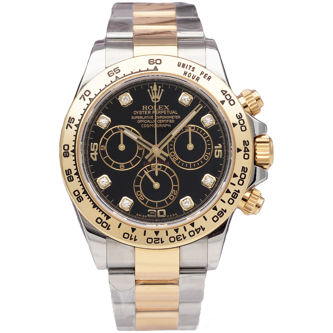 99新 Rolex/劳力士 迪通拿116503间金黑盘钻刻40mm自动机械男表