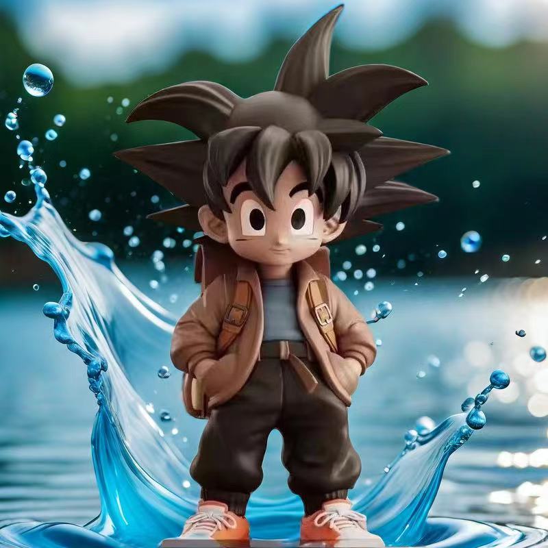 悟空摆件龙珠手办 Q版车载机箱装饰背包飞行服模型女男生潮玩礼物