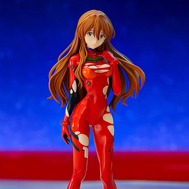 新福音战士手办长发红衣绫波丽明日香剧场版站姿模型动漫生日礼物