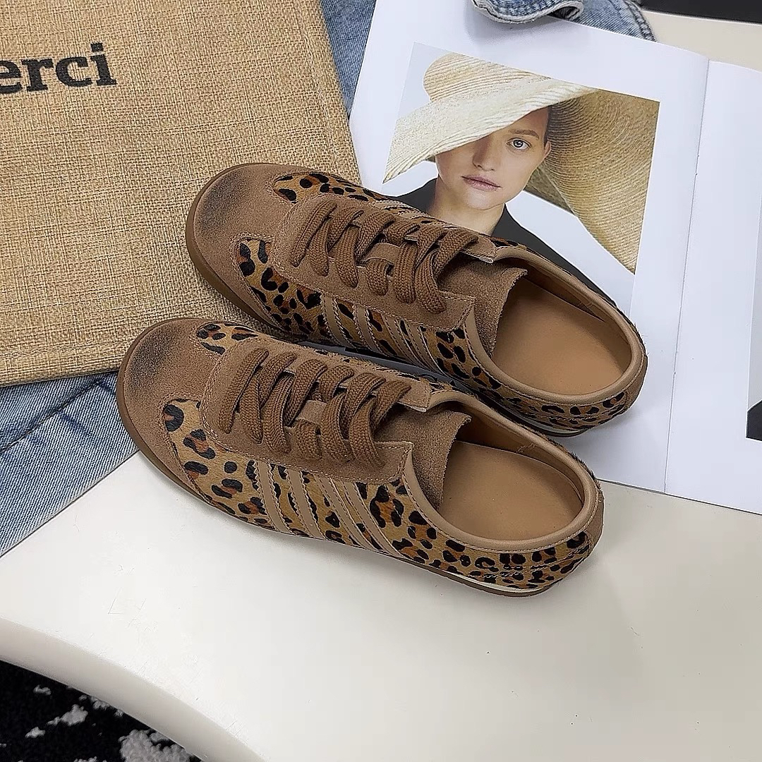 19-7德训鞋女秋季新款百搭增高板鞋系带休闲运动鞋板鞋