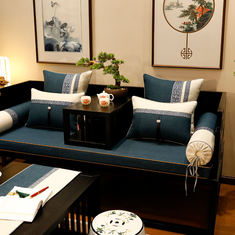 中式椅子垫坐垫实木圈椅太师椅座垫久坐透气屁股垫家用凳子茶椅垫