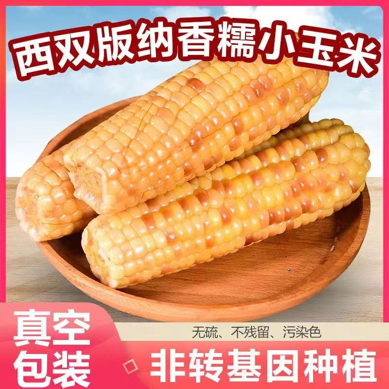 【到手1斤】西双版纳花糯玉米真空包装开袋即食免煮香糯低卡低脂