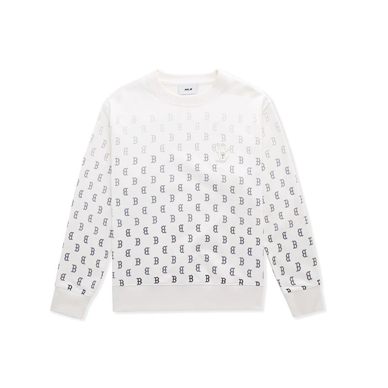 MLB男女情侣渐变老花春秋百搭卫衣圆领套头时尚长袖3AMTM0744