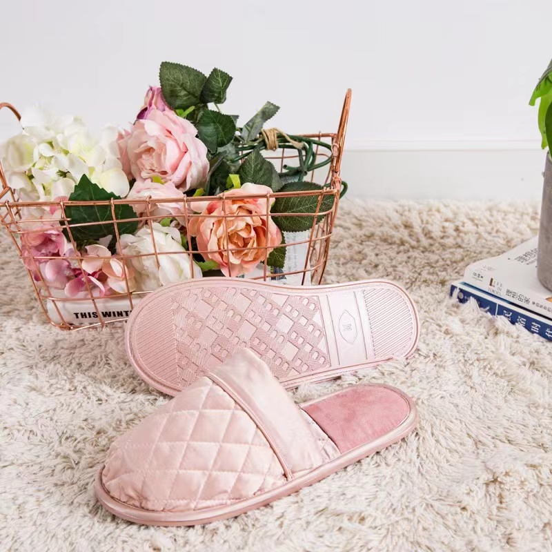 真丝拖鞋 日常情侣居家桑蚕丝包头拖鞋