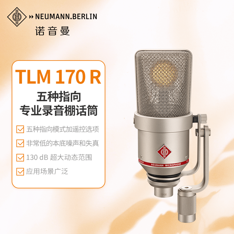 NEUMANN/诺音曼TLM170R大振膜电容专业麦克风人声乐器录音话筒
