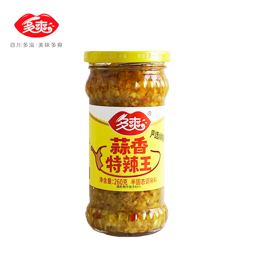 多爽辣酱蒜香特辣王260g