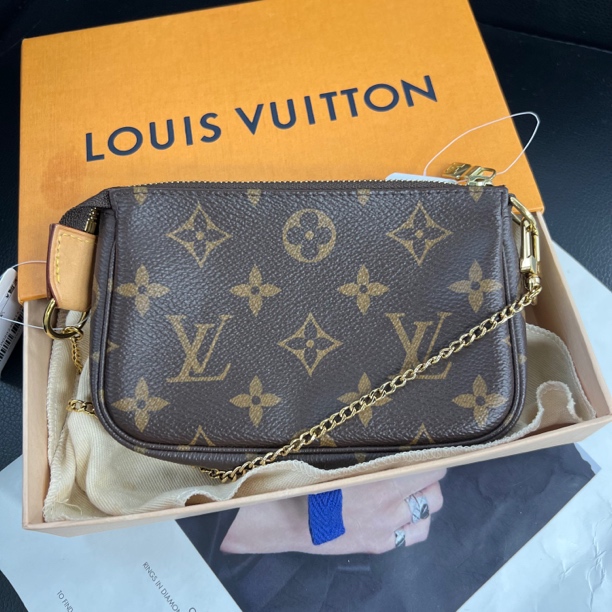 95新 LouisVuitton/路易威登 捐金沉珠/小麻将手提包