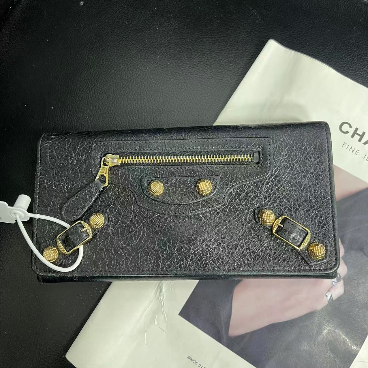 95新 Balenciaga/巴黎世家 捐金沉珠/钱包