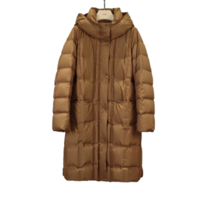 【吴姐定制】CSM-RD333纯色简约白鸭绒羽绒服