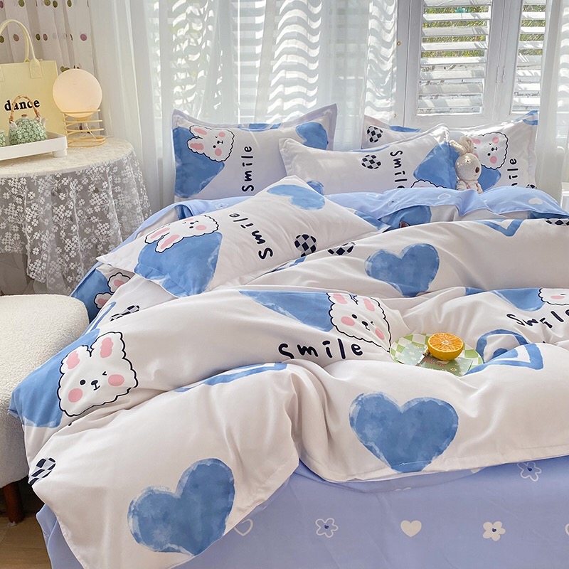 2.0*2.3全棉被套双人亲肤小清新简约可爱学生宿舍网红四季斜纹