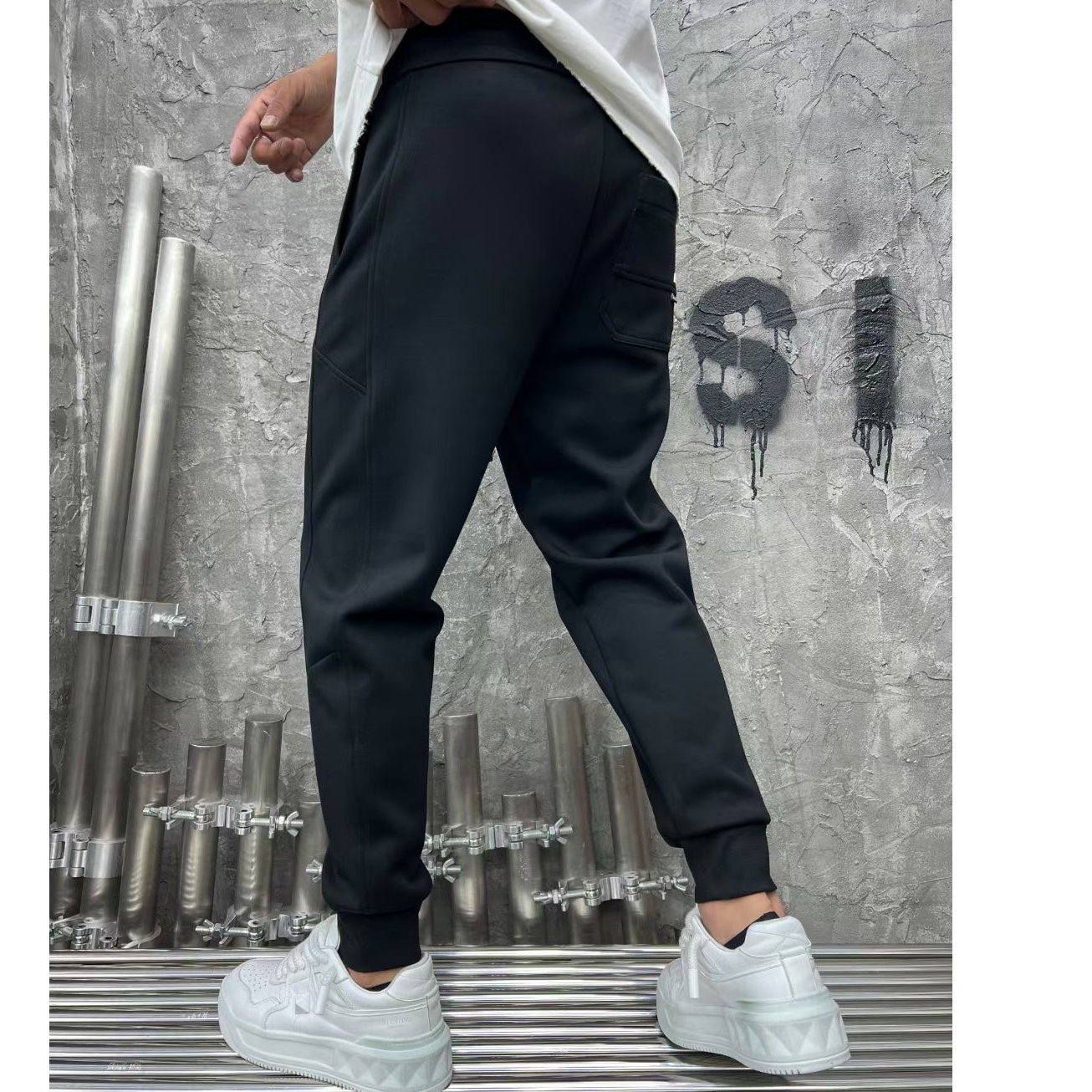 男士时尚百搭运动加绒秋冬卫裤通用链接