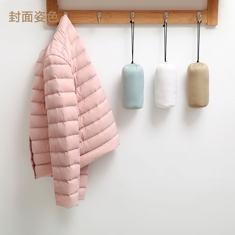 羽绒服2023新款正品爆款反季轻薄圆领羽绒女士女款保暖内胆