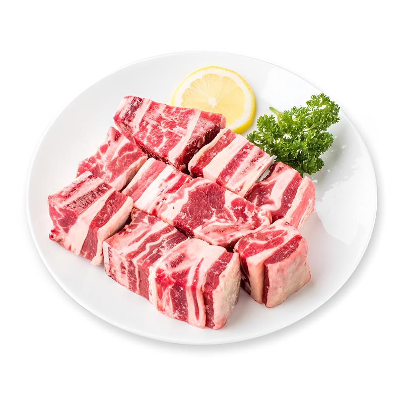 原切清真牛肋排 牛排骨 5斤 偏肥 炖煮3个小时以上最后放盐