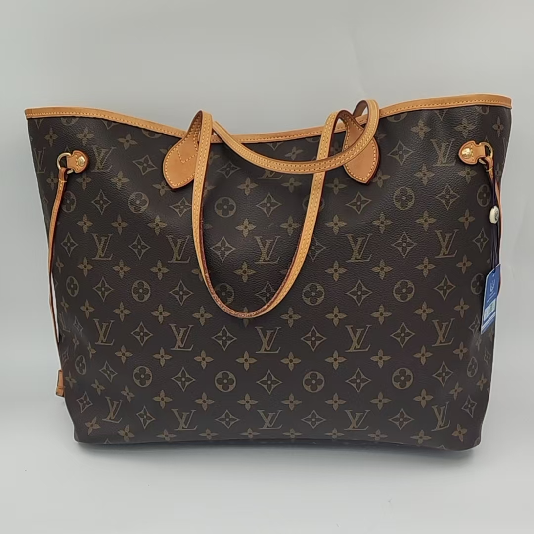 95新 LouisVuitton/路易威登 老花NF大号带子袋/云海优选/69201