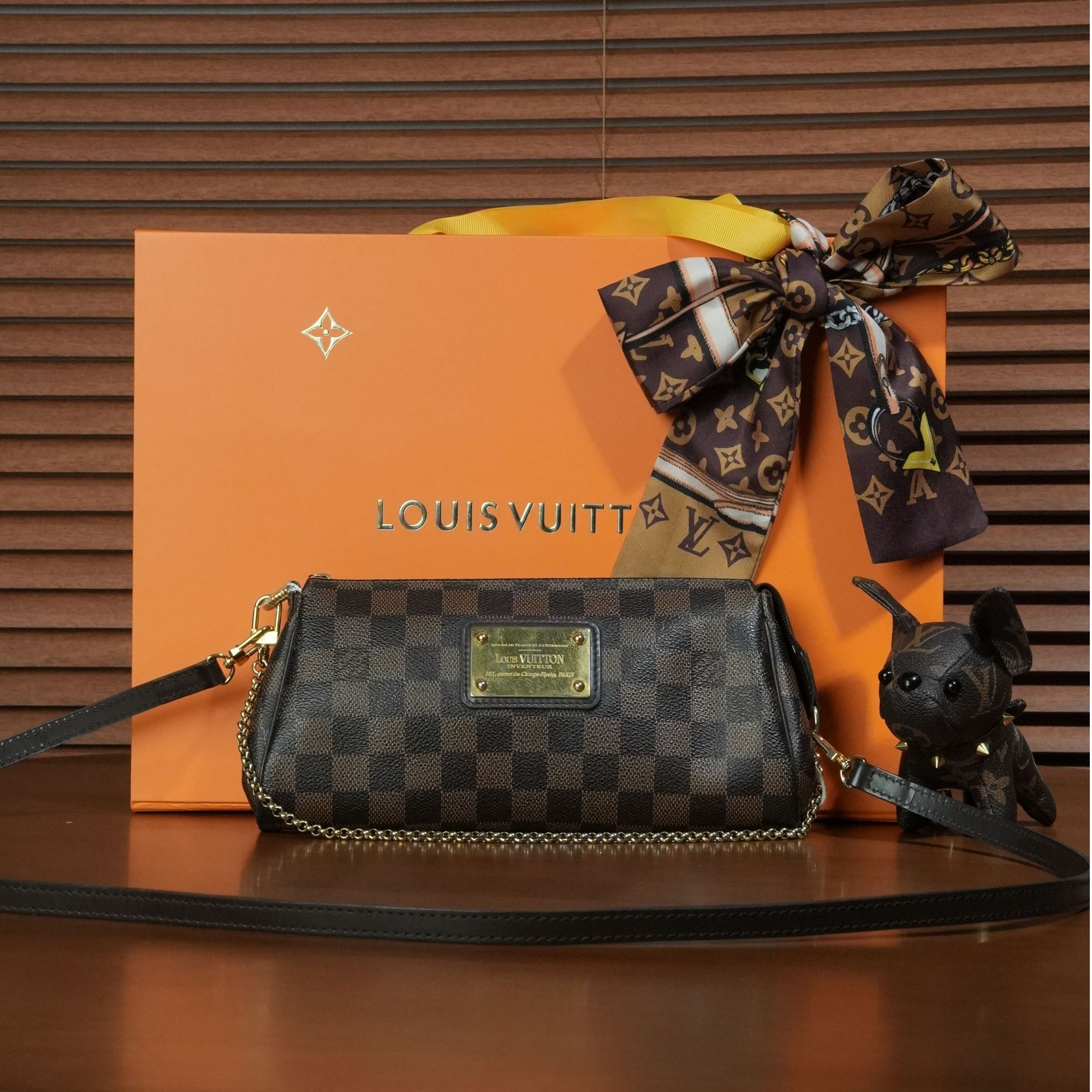 95新 LouisVuitton/路易威登 EVA棋盘格/云海优选/53133