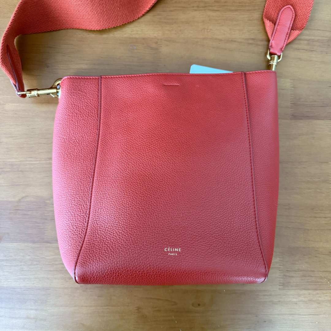 95新 Celine/思琳 斜跨单肩包/云海优选/54797