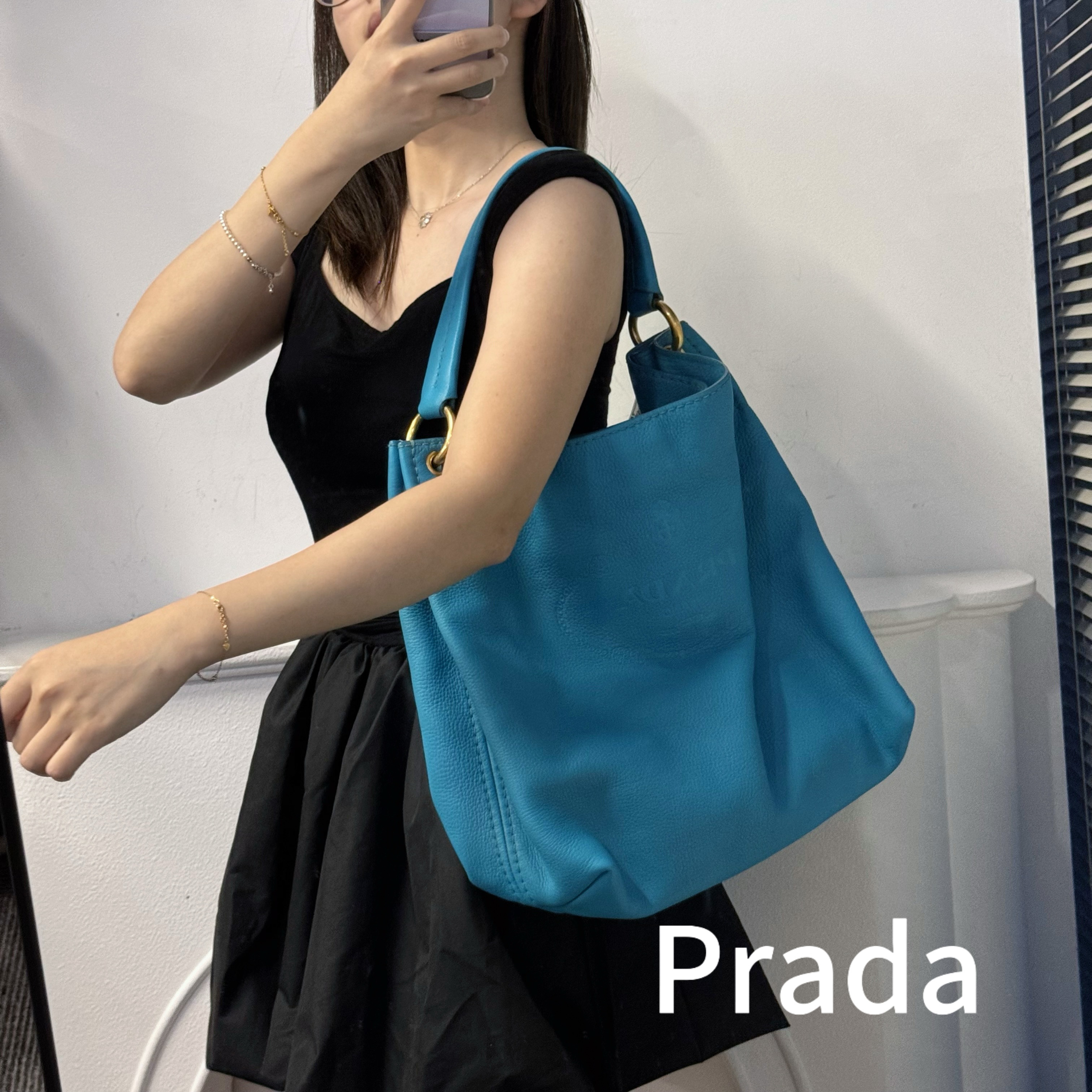 95新 Prada/普拉达 老板娘 托特单肩包