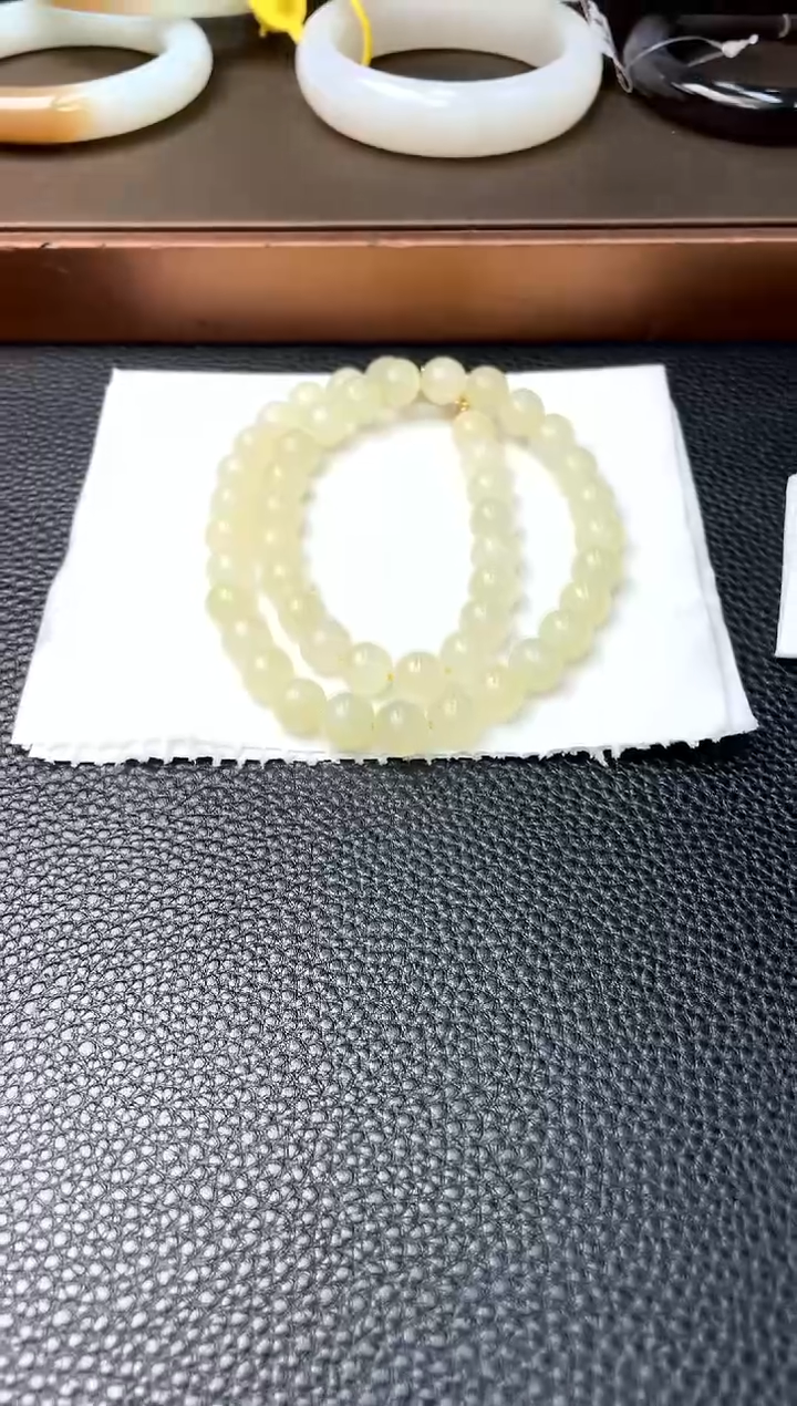 【闪购商品】和田玉颈饰未镶嵌冰黄口妈妈链卡10