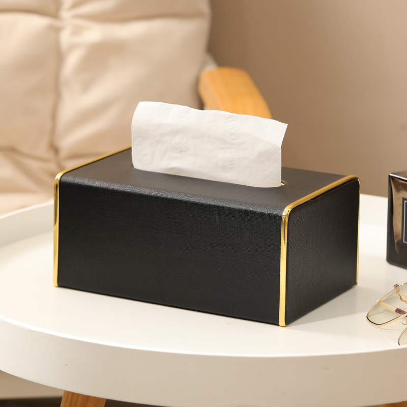 酒店卧办公会议室创意餐抽纸巾盒客厅高档轻奢风高级感印logo