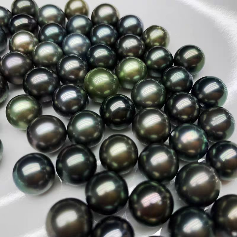 天然淡水 珍珠炫彩单珠DIY定制链接  