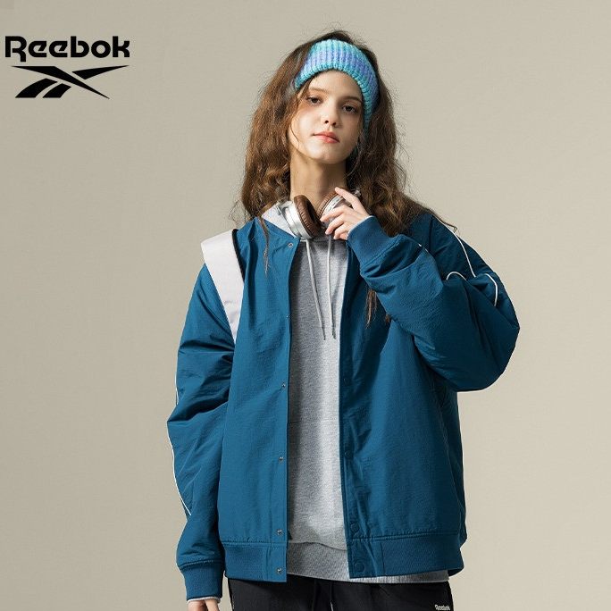 Reebok锐步24秋新款男女同款舒适百搭时尚夹克外套 24FRM213U